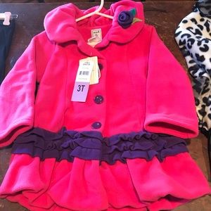 Girls pink coat